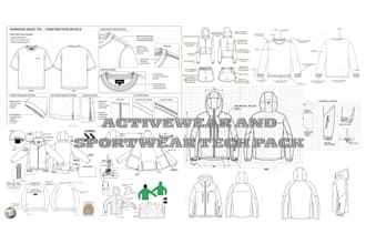 create activewear tech packs for gym wear and sportswear