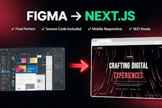 convert figma to nextjs react website with tailwind CSS