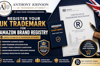 register your UK trademark for amazon brand registry and protect your fba brands