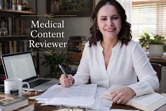 review and edit medical and healthcare content