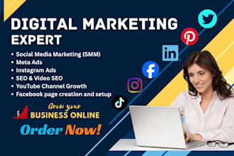 manage your digital marketing business promotion