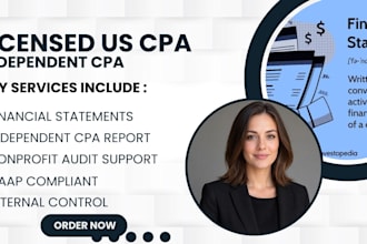 do CPA audited financial statements, nonprofit audit and independent CPA report
