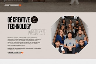 design professional landing home page