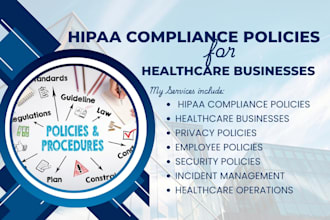 write hipaa privacy, security, and compliance policies for medical practices