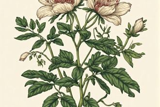 create botanical illustration art for you