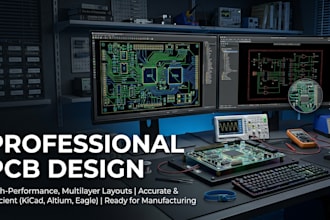 design professional pcb layout in kicad altium and easyeda