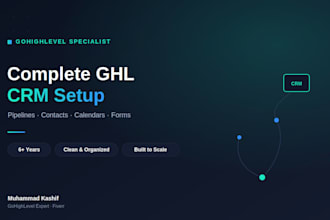 setup and manage your complete gohighlevel crm