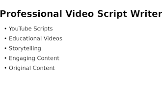 write storytelling scripts for videos that captivate your audience