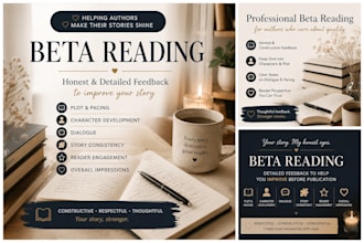 professional beta reading with detailed feedback