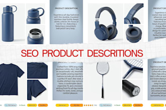 write product descriptions and content for your store
