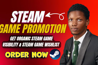 build a steam growth campaign to increase steam game wishlists and visibility