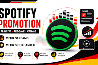 organic german spotify music promotion spotify viral playlist campaign marketing