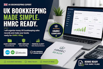 organize messy UK bookkeeping sales records and make your books ready for hmrc