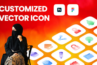 create custom vector icons for websites, apps, and brands