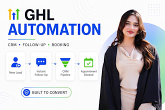set up gohighlevel CRM automation, lead followup, appointment booking