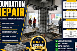 do foundation repair drawing foundation plans cad drawings construction drawings