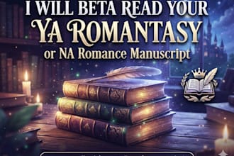 beta read your ya romantasy or na romantasy manuscript