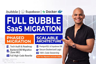 migrate your bubble io app to scalable custom code