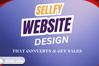 do sellfy website design and redesign your store