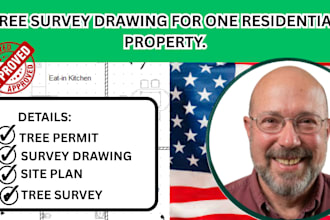 tree preservation site plans and tree survey for permit approval