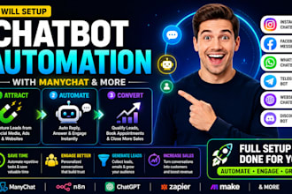 setup manychat automation manychat chatbot whatsapp chatbot facebook instagram