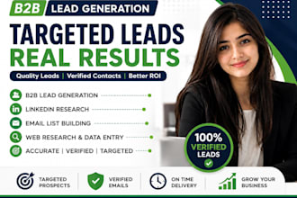 provide verified b2b leads and email list building
