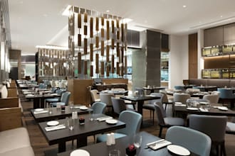 interior design commercial for hotel, restaurant, office architecture 3d renders
