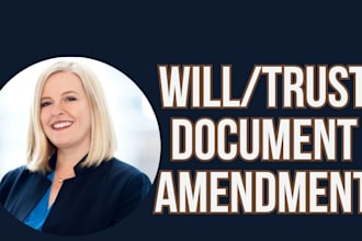 amend or fully restate your revocable living trust or irrevocable trust
