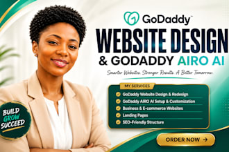 design godaddy redesign godaddy website and godaddy airo ai website
