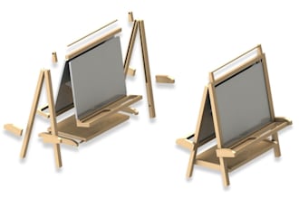 custom wooden furniture and cnc ready cad in solidworks