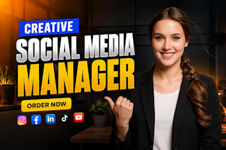 be your social media manager and content creator