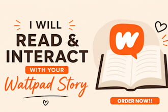 read, comment and give feedback on your wattpad story