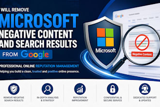 remove microsoft negative content and search results from google