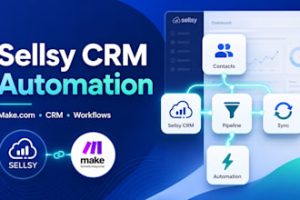 automate sellsy crm with make com, crm integration and workflow automation