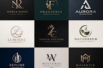unique logo design with creative concepts