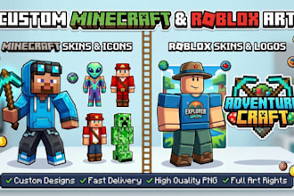 create custom roblox minecraft skin, minecraft logo
