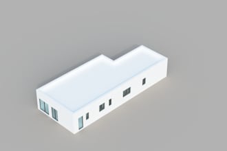 design architectural maquette for 3d printing