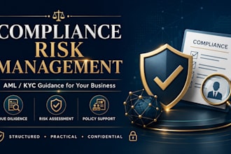 prepare aml and kyc compliance documents