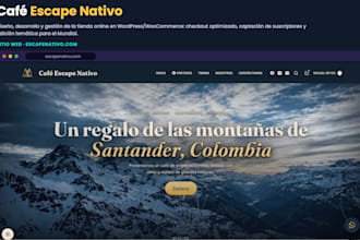 create your brand identity and woocommerce online store
