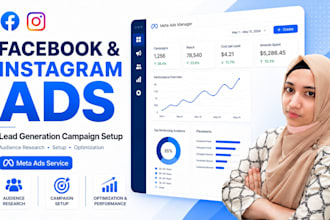 setup and manage facebook and instagram ads for lead generation