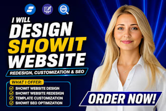 design showit website redesign template customization and seo
