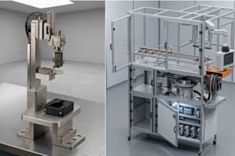 design machinery parts  safety guards and create autocad drawings for cnc