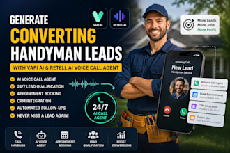 generate converting handyman leads with vapi ai, retell ai voice call agent
