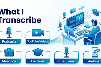 accurately transcribe audio and video into text