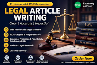 write professional legal articles