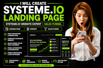 create systeme io landing page systeme io website expert systeme io sales funnel