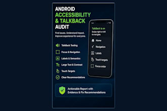 test your android app accessibility and talkback usability