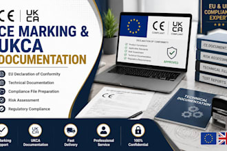 prepare ce marketing, eu declaration of conformity and ukca documentation