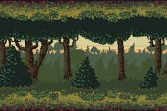 draw isometric pixel art tileset interior dungeon nature layout props godot game