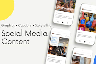 create social media graphics for glass artists and studios